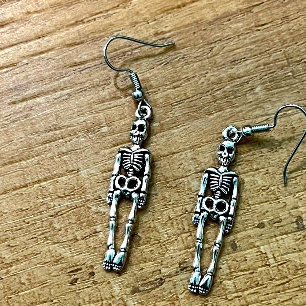 Skeleton earrings Halloween